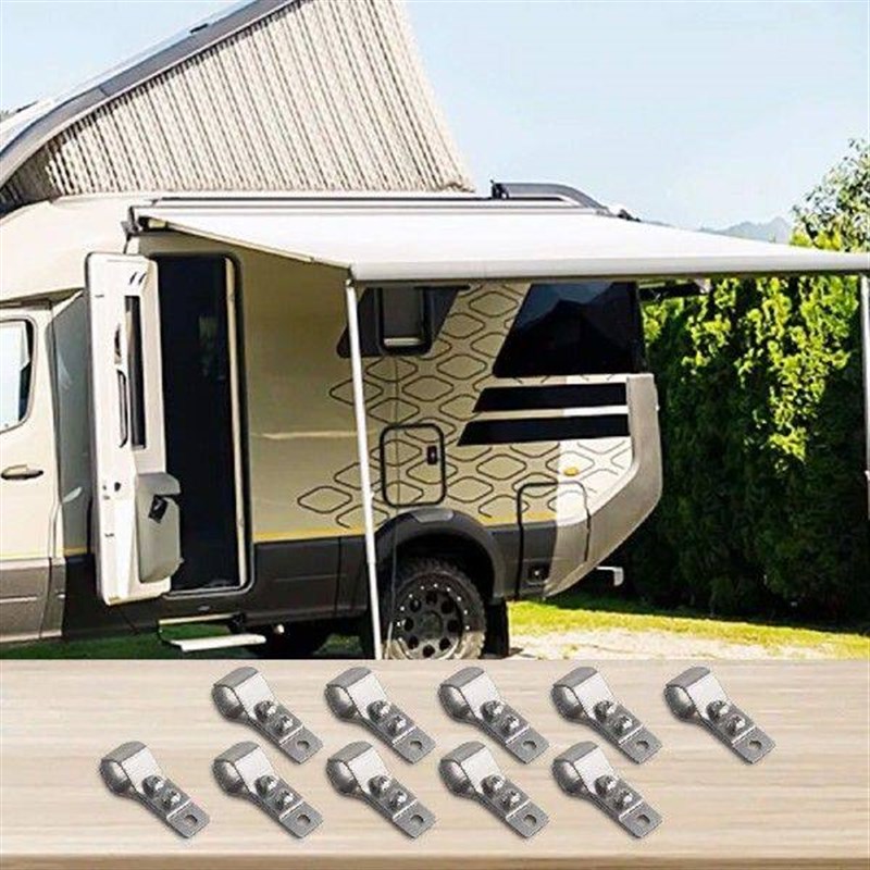 SS304 Stainless Steel Adjustable Clamps for Sunshade - 实物图