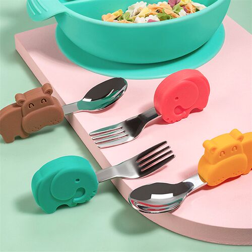 Baby Gadgets Tableware Set Children Utensil Stainless Steel