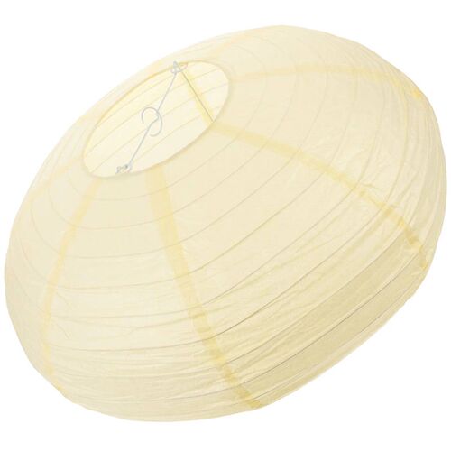 Oval Round Lamp Shade Rice Paper Pendant Lampshade 40Cm Chin