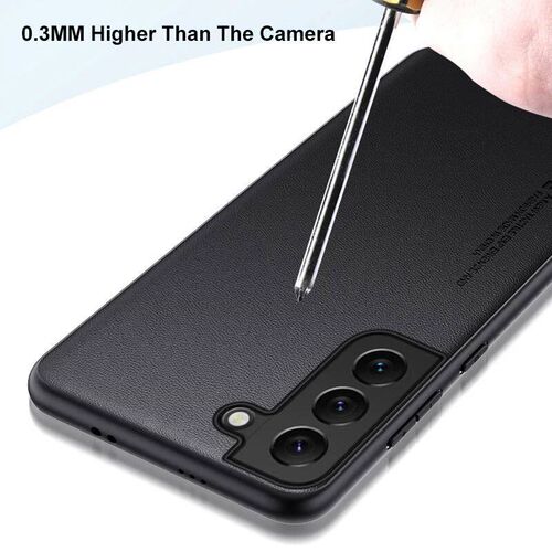 Luxury Leather Case For  Galaxy S21 FE S22 S23 Plus ver Sili