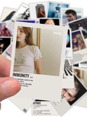 25Pcs Print Music Album Covers Stickers Aesthetic Singer Pos