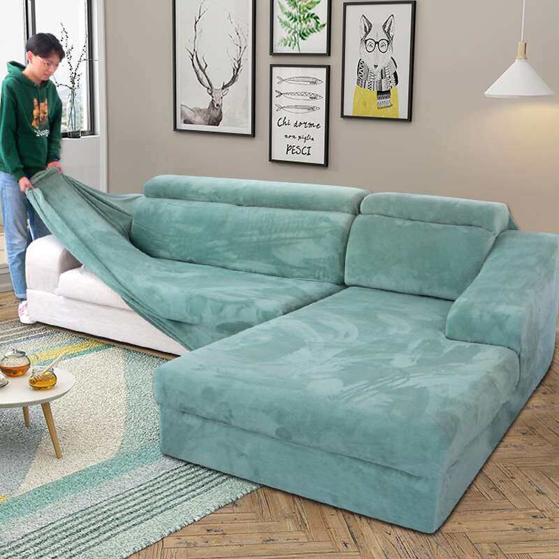 Sofa cover all-inclusive universal set European-style 123 co图片