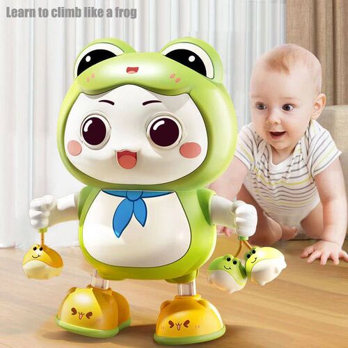 Electronic Pets Dancing Toy With Swing Light Music Cute Frog