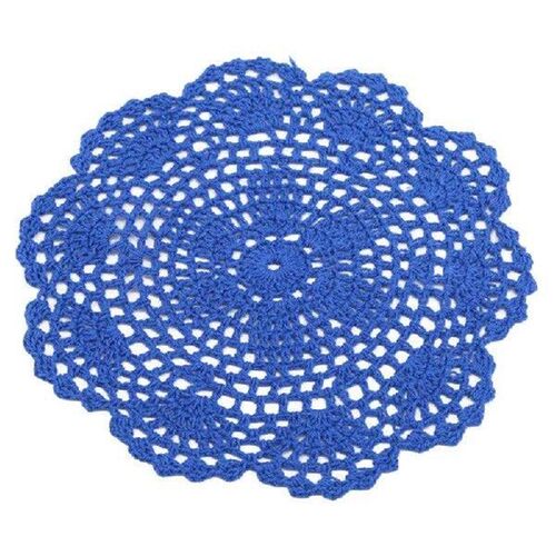 1PC Round Hand Crocheted Vintage Crochet Table Place Mat