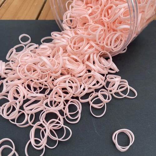 800pcs/set Thick Silicone Hair Rubber Bands For baby Girls t
