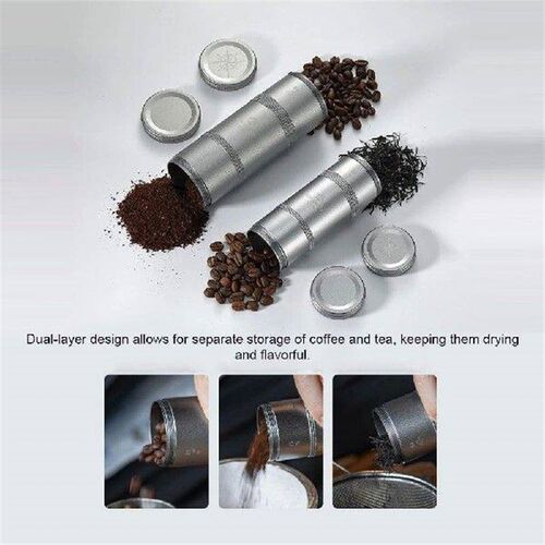Coffee Can Outdoor Camping Aluminum Alloy Coffee Bean