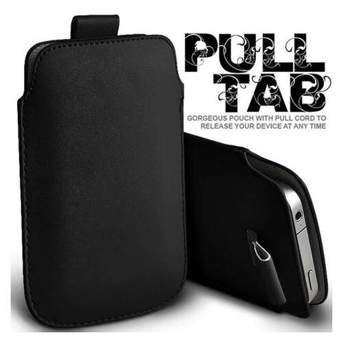 Pull & Push Tab Leather Case For  Galaxy A54 S20 S21 S22 S23