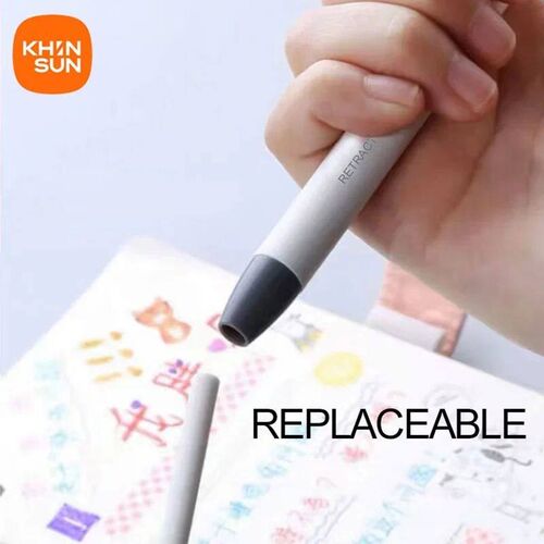 Retratable Penil Eraser Penil Rubber Eraser Corretion Suppli