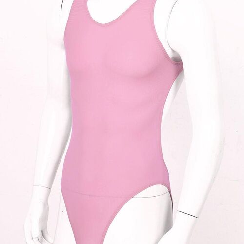 Men Sissy  less Cutout One-piece Thong Lingeri