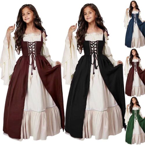 Cosplay Girls Medieval Renaissance Costumes  Suit Dress