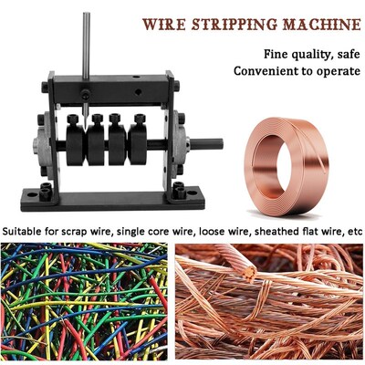 Manual Portable Wire Stripping Machine Scrap Cable Peeling M