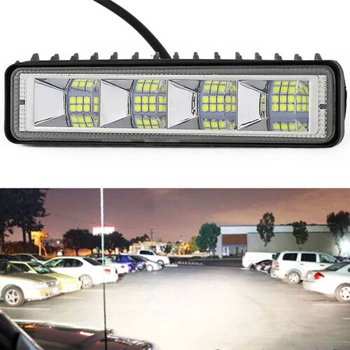 1/2Pcs 24led Retrofit Lamp 6inch LED Flat Work Light Spot Be