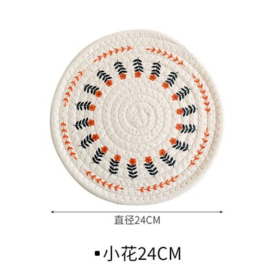 Nordic Style Cotton Weaved Heat Insulation MatHome Dining Ma