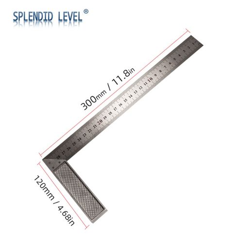 多功能不锈钢铝合金水平移动角度尺木工装修专用可调式直尺