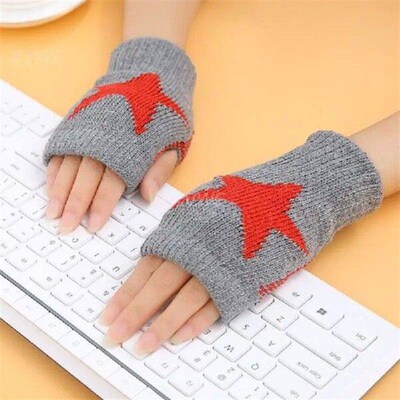 1/2PAIRS Multifunctional Fingerless Gloves Wool Fashionable