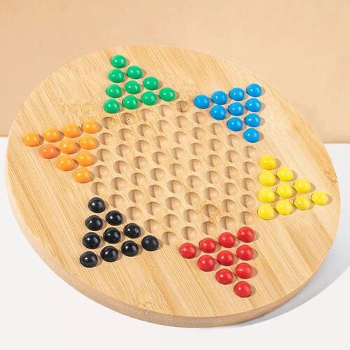 Chinese Checkers Board Game Chinese Wood Board Hexagonal Che