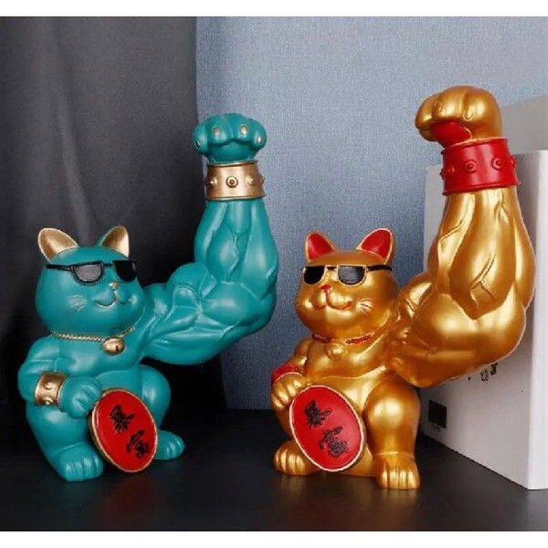 Muscular Lucky Cat Unicorn Arm Good Fortune Jumbo Arm - 实物图