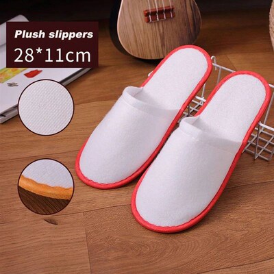 10Pairs Disposable Slippers Hotel Travel Slipper Party Home