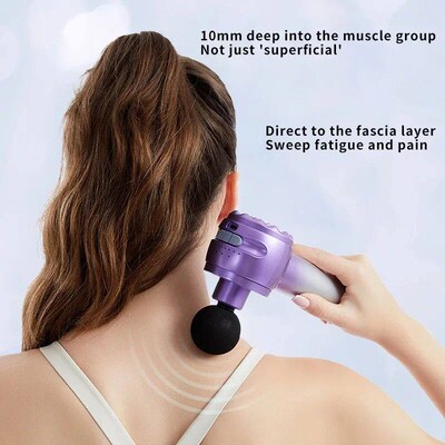 Portable Fascia Gun Vibration Massage Gun For Body Neck Back