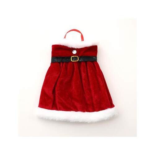 Red wine set Christmas dress skirt decorate Red wine bag set