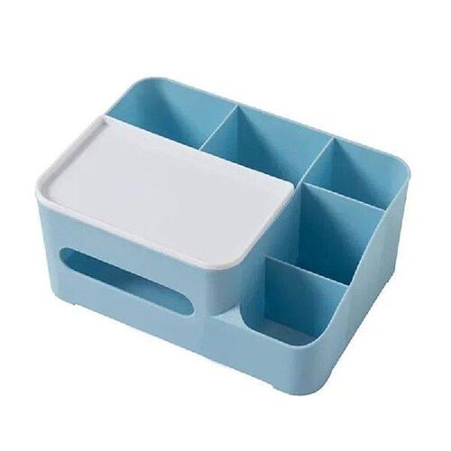 Multifunctional Tissue Box Cover with Remote Control Holder
