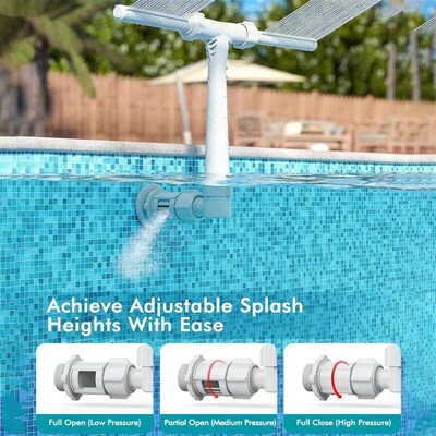 Swimming Pool Waterfall Fountain Kit Double head fountain Wa