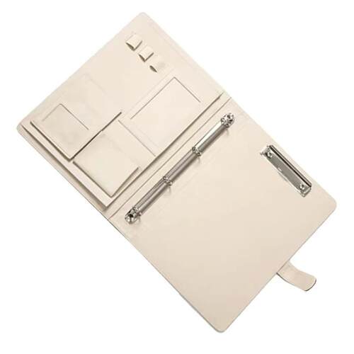 PU Leather Notebook Binder A4 Paper Budget Envelope Expandin