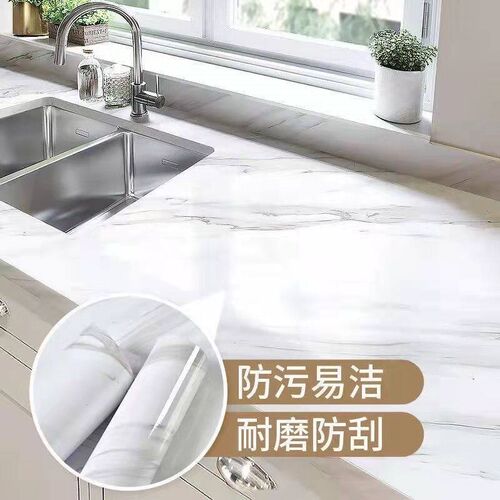 Kitchen oil-proof sticker 10 meters thick 60 wide marble sel