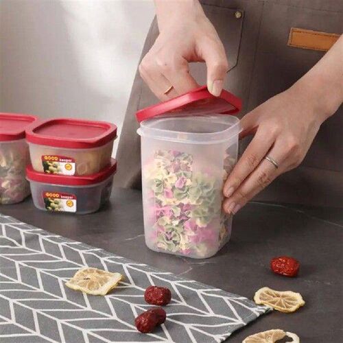 10 Pcs/Set Crisper Boxes Reusable Pizza Leftover Storage