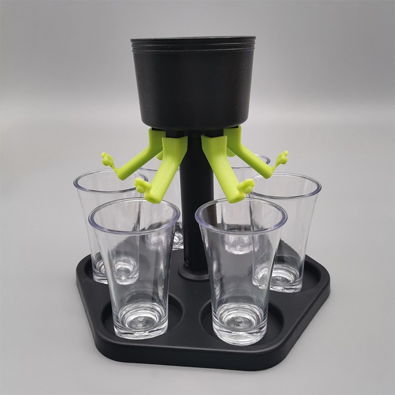6 Shot Glass Games Dispenser Wine Whisky Beer Wine Liquor Di图片