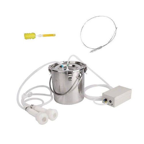 5L Electric Cow Milking Machine Kit EU 220V Plug Accessory