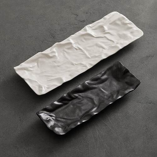 Japanese Sushi Serving Plate Ceramic Tray for Sashimi Rolls