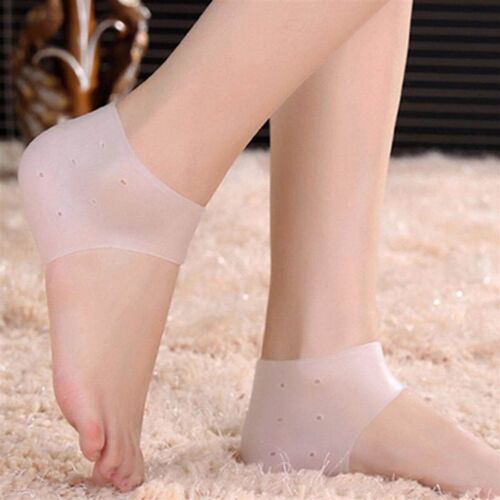 Silicone Heel Protector Sleeve for Preventing Cracks, Foot C