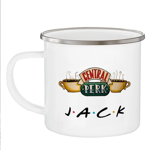 Customized Friends Name Enamel Mug friend Birthday Gift coff