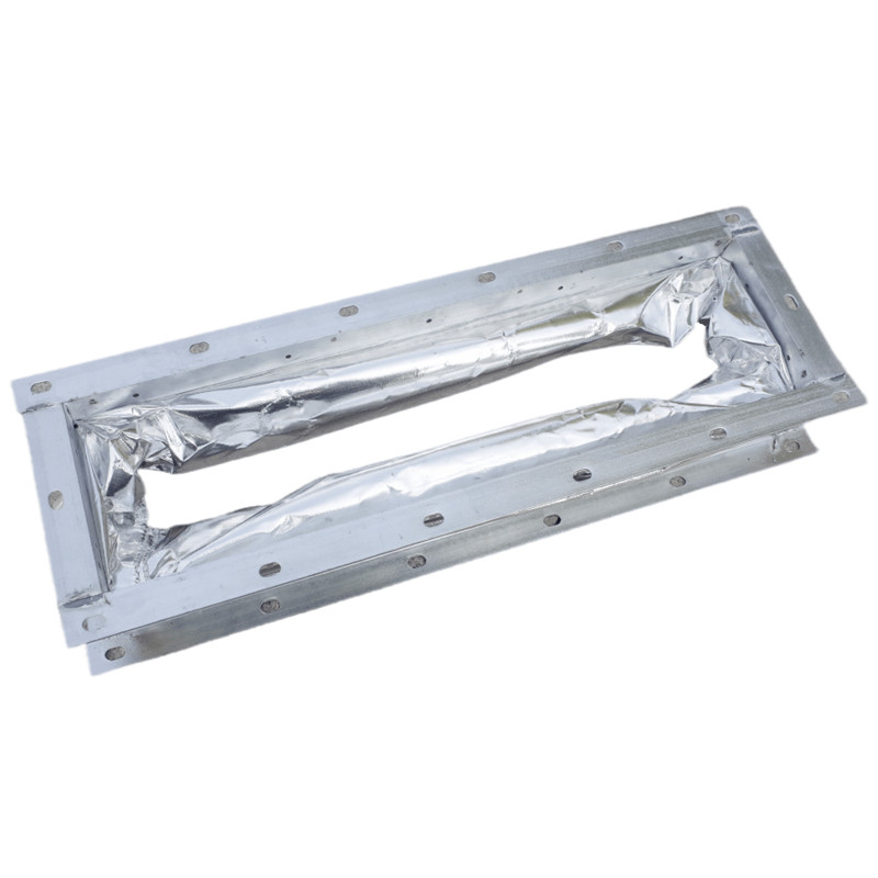 中央空调出风口风机盘管铝箔软连接新风共板角铁法兰通风管道保温