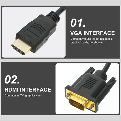 Usb30 to Vga Cord 15 Pin Adapter Home Cable Video Display Co