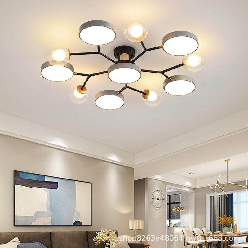北欧客厅吸顶灯2021新款现代简约大气灯具创意餐厅卧室马卡龙吊灯,家装灯饰光源,客厅吸顶灯,淘宝优惠券,粉丝福利购,淘宝优惠卷