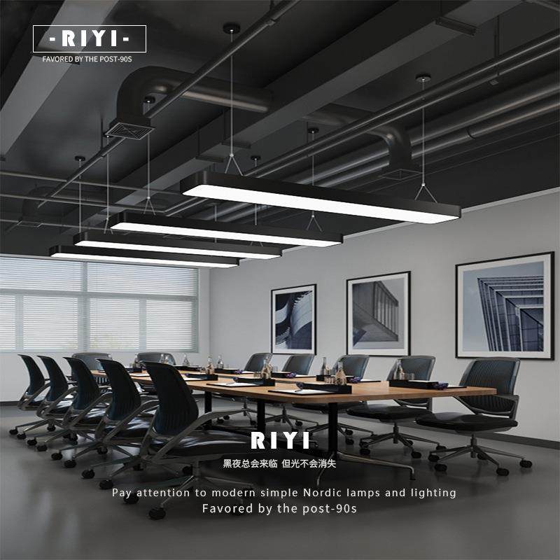 办公室会议吊灯led长条灯超亮现代简约吸顶灯长方形教室工程灯具,家装灯饰光源,智能吊灯,淘宝优惠券,粉丝福利购,淘宝优惠卷