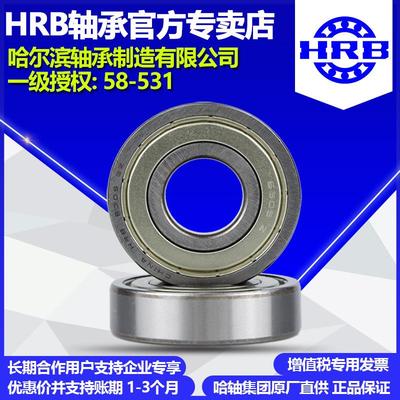 HRB哈尔滨轴承6313-2Z ZZ 2RS 2RZ开式及封闭轴承杭州公司直营