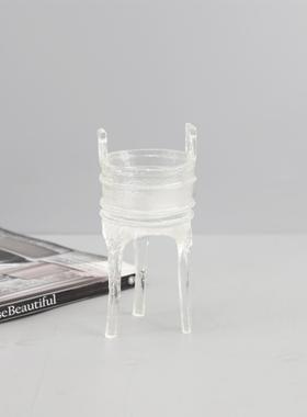 新中式三足鼎树脂工艺品摆件磨砂香炉会所售楼处样板房书房装饰品