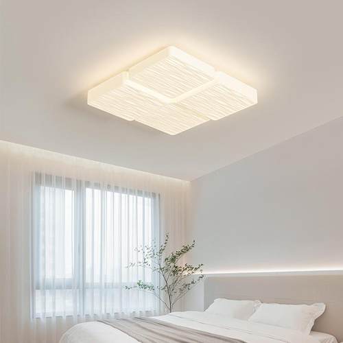 现代简约大气奶油风客厅主灯创意浪漫温馨吸顶灯卧室灯客厅灯灯具