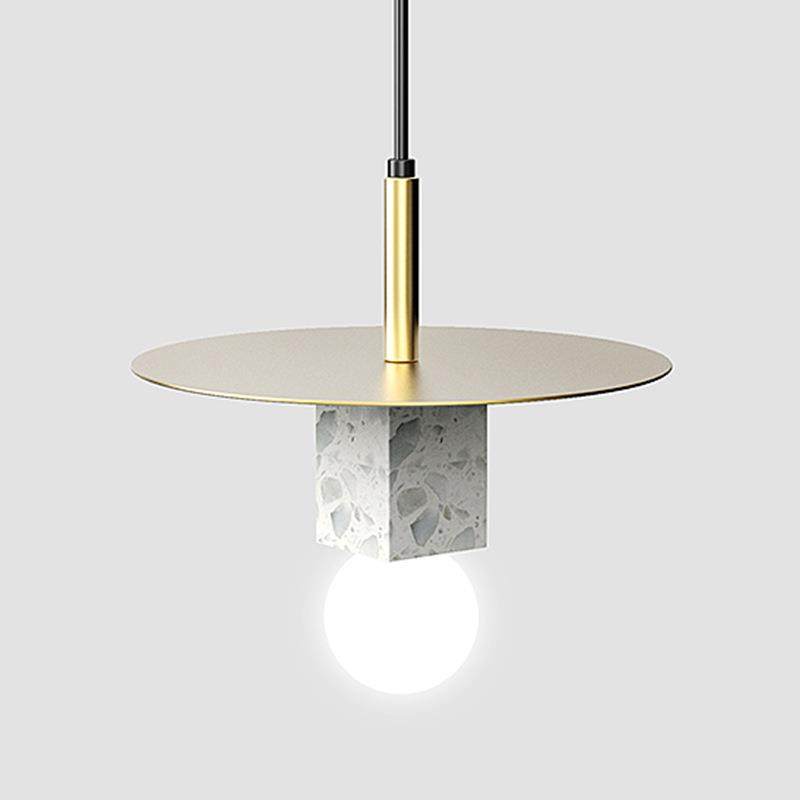 北欧后现代简约创意个性水磨石吊灯客厅餐厅卧室吧台艺术装饰灯,家装灯饰光源,智能吊灯,淘宝优惠券,粉丝福利购,淘宝优惠卷