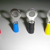 引进预绝缘圆形冷压接线端头 100只 RV5.5 O型接线端子