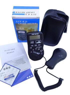 CEM华盛昌照度计DT-1300/1301便携式照度仪亮度计光度计测光仪