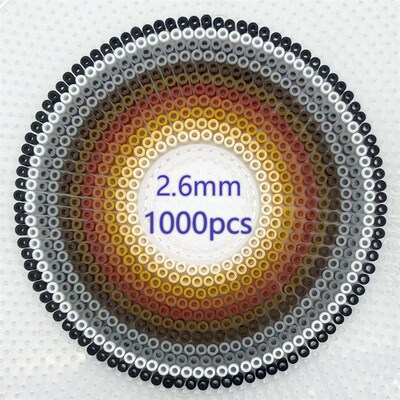 2.6mm 1000pcs/bag Perlen Color Perler Iron Beads for Kids Ha