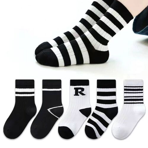 5 Pairs Autumn Fashion Boys Sock for Kids Cute Baby Girl Hap
