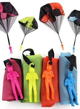 5Set Kids Hand Throwing Parachute Toy For Childrens
