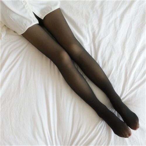 Plus Size Fleece-lined Thickened Stewardess Pantyhose Thin S