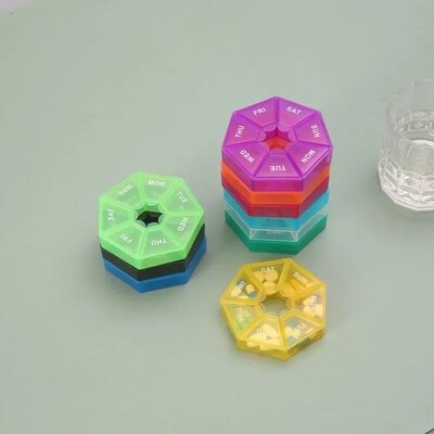 Mini Small Portable Travel Vitamin Pill Box Pills Cases Cont