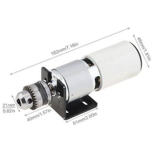 775 DC Motor Table Drill 0.6 - 6mm B10 Drill Chuck itive